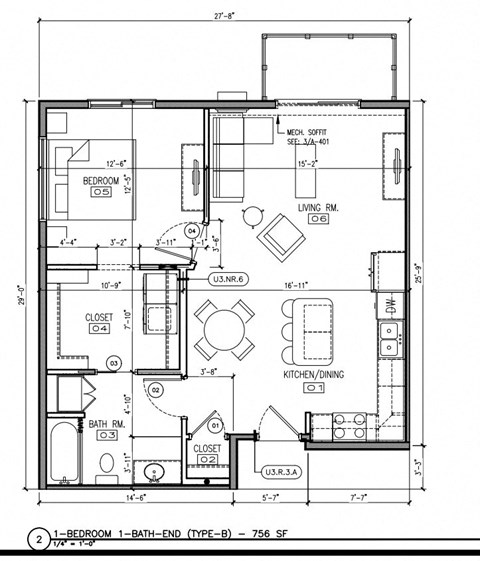 a floor plan of a small house